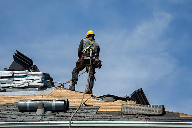 Professional Roofing technician working in Augusta, MO